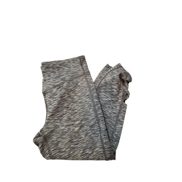 GapFit  19" Womens Blackout Technology Leggings S Spandex Polyester Heather Gray - Picture 7 of 7